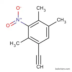 Molecular Structure of 827319-18-6 (Benzene, 1-ethynyl-2,4,5-trimethyl-3-nitro-)