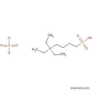 Molecular Structure of 827320-63-8 (1-Butanaminium, N,N,N-triethyl-4-sulfo-, sulfate (1:1))