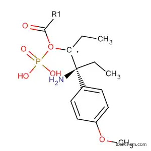 Molecular Structure of 827320-96-7 (Phosphonic acid, [(2S)-2-amino-2-(4-methoxyphenyl)ethyl]-, diethyl
ester)