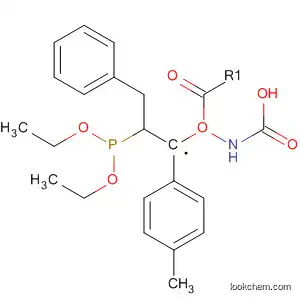Molecular Structure of 827321-13-1 (Carbamic acid, [(1R)-2-(diethoxyphosphinyl)-1-(4-methylphenyl)ethyl]-,
phenylmethyl ester)
