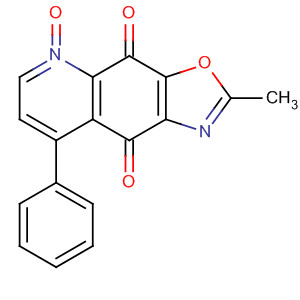 Oxazolo[4,5-g]quinoline-4,9-dione, 2-methyl-8-phenyl-, 5-oxide