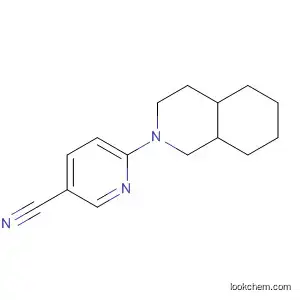 Molecular Structure of 827322-93-0 (3-Pyridinecarbonitrile, 6-(octahydro-2(1H)-isoquinolinyl)-)