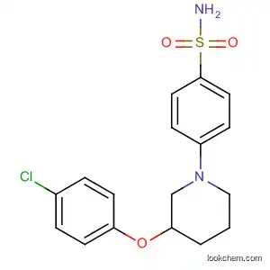 Molecular Structure of 827322-94-1 (Benzenesulfonamide, 4-[3-(4-chlorophenoxy)-1-piperidinyl]-)