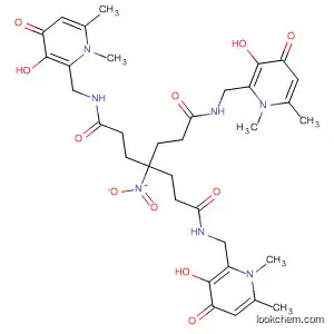 Molecular Structure of 827331-44-2 (Heptanediamide,
N,N'-bis[(1,4-dihydro-3-hydroxy-1,6-dimethyl-4-oxo-2-pyridinyl)methyl]-4
-[3-[[(1,4-dihydro-3-hydroxy-1,6-dimethyl-4-oxo-2-pyridinyl)methyl]amino
]-3-oxopropyl]-4-nitro-)