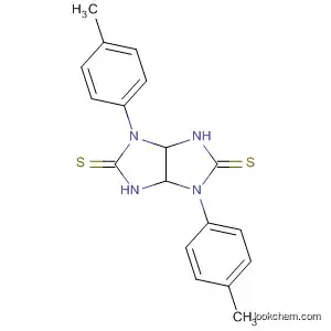 Molecular Structure of 827337-10-0 (Imidazo[4,5-d]imidazole-2,5(1H,3H)-dithione,
tetrahydro-1,4-bis(4-methylphenyl)-)