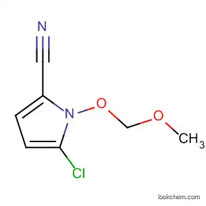 Molecular Structure of 827342-91-6 (1H-Pyrrole-2-carbonitrile, 5-chloro-1-(methoxymethoxy)-)