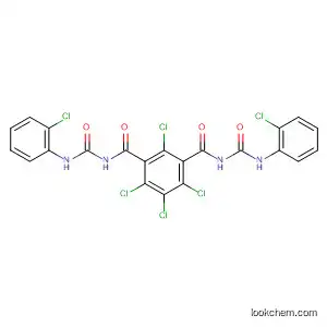 Molecular Structure of 827343-82-8 (1,3-Benzenedicarboxamide,
2,4,5,6-tetrachloro-N,N'-bis[[(2-chlorophenyl)amino]carbonyl]-)