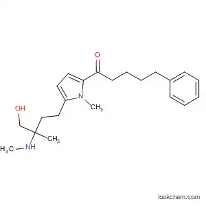 Molecular Structure of 827345-08-4 (1-Pentanone,
1-[5-[4-hydroxy-3-methyl-3-(methylamino)butyl]-1-methyl-1H-pyrrol-2-yl]-
5-phenyl-)