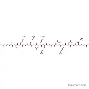 Molecular Structure of 827573-58-0 (Glycinamide,
D-arginyl-D-seryl-D-arginylglycyl-D-arginyl-D-leucyl-D-arginyl-D-arginylglycyl-
D-alanyl-D-isoleucyl-D-arginyl-D-leucylglycyl-D-arginyl-)