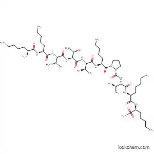 Molecular Structure of 827573-77-3 (L-Lysinamide,
L-lysyl-L-lysyl-L-threonyl-L-threonyl-L-threonyl-L-lysyl-L-prolyl-L-threonyl-L-lys
yl-)