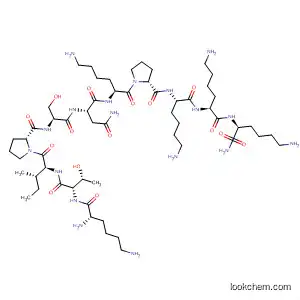 Molecular Structure of 827573-78-4 (L-Lysinamide,
L-lysyl-L-threonyl-L-isoleucyl-L-prolyl-L-seryl-L-asparaginyl-L-lysyl-L-prolyl-L
-lysyl-L-lysyl-)