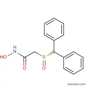 Molecular Structure of 827603-92-9 (Acetamide, 2-[(R)-(diphenylmethyl)sulfinyl]-N-hydroxy-)