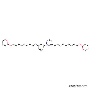 Molecular Structure of 827605-88-9 (2,2'-Bipyridine, 4,4'-bis[9-[(tetrahydro-2H-pyran-2-yl)oxy]nonyl]-)