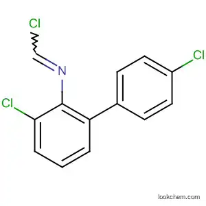 Molecular Structure of 828264-02-4 (Benzenecarboximidoyl chloride, 3-chloro-N-(4-chlorophenyl)-)