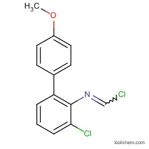 Molecular Structure of 828264-05-7 (Benzenecarboximidoyl chloride, 3-chloro-N-(4-methoxyphenyl)-)