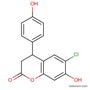 Molecular Structure of 828265-03-8 (2H-1-Benzopyran-2-one,
6-chloro-3,4-dihydro-7-hydroxy-4-(4-hydroxyphenyl)-)