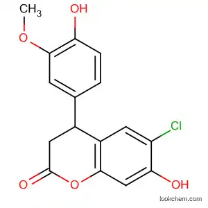 Molecular Structure of 828265-07-2 (2H-1-Benzopyran-2-one,
6-chloro-3,4-dihydro-7-hydroxy-4-(4-hydroxy-3-methoxyphenyl)-)