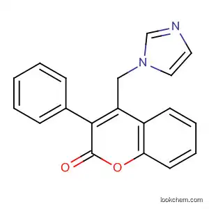 Molecular Structure of 828265-64-1 (2H-1-Benzopyran-2-one, 4-(1H-imidazol-1-ylmethyl)-3-phenyl-)