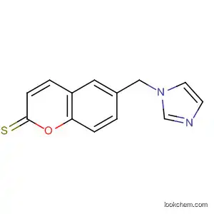 Molecular Structure of 828265-67-4 (2H-1-Benzopyran-2-thione, 6-(1H-imidazol-1-ylmethyl)-)