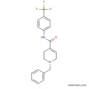 Molecular Structure of 828266-02-0 (4-Pyridinecarboxamide,
1,2,3,6-tetrahydro-1-(phenylmethyl)-N-[4-(trifluoromethyl)phenyl]-)