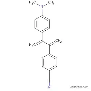Molecular Structure of 828276-41-1 (Benzonitrile, 4-[2-[4-(dimethylamino)phenyl]-1-methylene-2-propenyl]-)