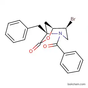 Molecular Structure of 828288-67-1 (6-Oxa-2-azabicyclo[3.2.1]octan-7-one,
2-benzoyl-4-bromo-1-(phenylmethyl)-, (1S,4S,5S)-)
