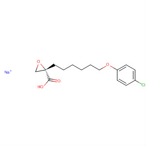 (2S)-2-[6-(4-Chlorophenoxy)hexyl]oxiranecarboxylic acid sodium salt
