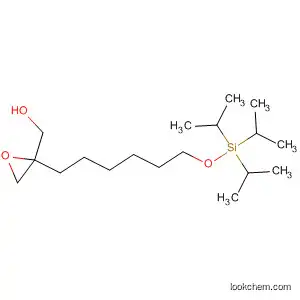 Molecular Structure of 828934-51-6 (Oxiranemethanol, 2-[6-[[tris(1-methylethyl)silyl]oxy]hexyl]-)
