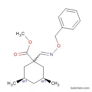 Molecular Structure of 828934-61-8 (Cyclohexanecarboxylic acid,
3,5-dimethyl-1-[[(phenylmethoxy)imino]methyl]-, methyl ester,
(3R,5S)-rel-)