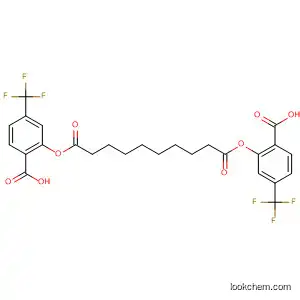 Molecular Structure of 828934-96-9 (Decanedioic acid, bis[2-carboxy-5-(trifluoromethyl)phenyl] ester)