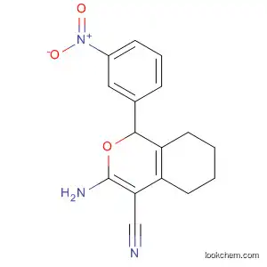 Molecular Structure of 828935-67-7 (1H-2-Benzopyran-4-carbonitrile,
3-amino-5,6,7,8-tetrahydro-1-(3-nitrophenyl)-)