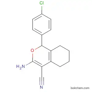Molecular Structure of 828935-68-8 (1H-2-Benzopyran-4-carbonitrile,
3-amino-1-(4-chlorophenyl)-5,6,7,8-tetrahydro-)