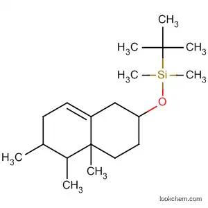 Molecular Structure of 828935-81-5 (Silane,
(1,1-dimethylethyl)dimethyl[(1,2,3,4,4a,5,6,7-octahydro-4a,5,6-trimethyl-
2-naphthalenyl)oxy]-)