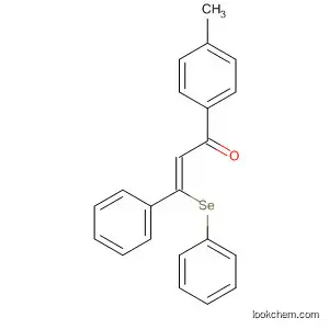 Molecular Structure of 830345-74-9 (2-Propen-1-one, 1-(4-methylphenyl)-3-phenyl-3-(phenylseleno)-, (2Z)-)
