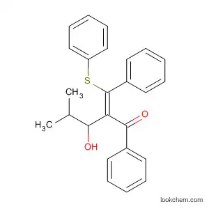 Molecular Structure of 830345-88-5 (1-Pentanone,
3-hydroxy-4-methyl-1-phenyl-2-[phenyl(phenylthio)methylene]-, (2E)-)