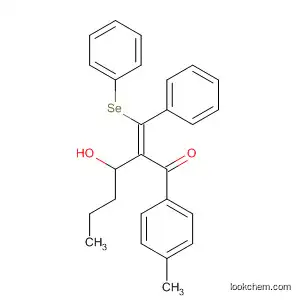 Molecular Structure of 830345-89-6 (1-Hexanone,
3-hydroxy-1-(4-methylphenyl)-2-[phenyl(phenylseleno)methylene]-, (2E)-)
