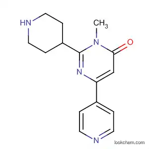 Molecular Structure of 831231-81-3 (4(3H)-Pyrimidinone, 3-methyl-2-(4-piperidinyl)-6-(4-pyridinyl)-)