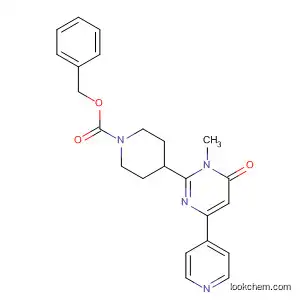 Molecular Structure of 831231-82-4 (1-Piperidinecarboxylic acid,
4-[1,6-dihydro-1-methyl-6-oxo-4-(4-pyridinyl)-2-pyrimidinyl]-,
phenylmethyl ester)