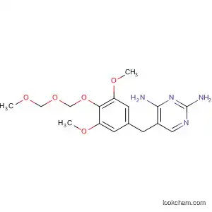 Molecular Structure of 831235-59-7 (2,4-Pyrimidinediamine,
5-[[3,5-dimethoxy-4-[(methoxymethoxy)methoxy]phenyl]methyl]-)