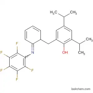 Molecular Structure of 831242-97-8 (Phenol,
2,4-bis(1-methylethyl)-6-[[(pentafluorophenyl)imino]phenylmethyl]-)