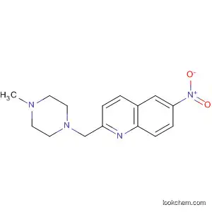Molecular Structure of 832102-02-0 (Quinoline, 2-[(4-methyl-1-piperazinyl)methyl]-6-nitro-)