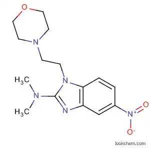 Molecular Structure of 832102-75-7 (1H-Benzimidazol-2-amine,
N,N-dimethyl-1-[2-(4-morpholinyl)ethyl]-5-nitro-)