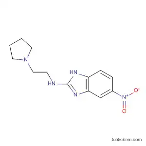 Molecular Structure of 832103-08-9 (1H-Benzimidazol-2-amine, 5-nitro-N-[2-(1-pyrrolidinyl)ethyl]-)