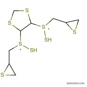 Molecular Structure of 832109-55-4 (1,3-Dithiolane, 4,5-bis[(thiiranylmethyl)dithio]-)