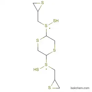 Molecular Structure of 832109-68-9 (1,4-Dithiane, 2,5-bis[(thiiranylmethyl)dithio]-)