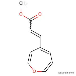 Molecular Structure of 832111-02-1 (2-Propenoic acid, 3-(4-oxepinyl)-, methyl ester)