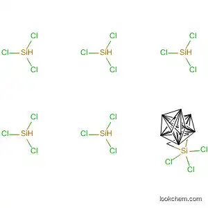 Molecular Structure of 832146-32-4 (Silane,
(1,2,3,4,5,6-benzenehexaylhexa-2,1-ethanediyl)hexakis[trichloro-)