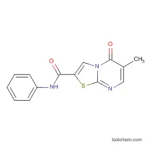 Molecular Structure of 832146-84-6 (5H-Thiazolo[3,2-a]pyrimidine-2-carboxamide,
6-methyl-5-oxo-N-phenyl-)