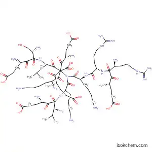 Molecular Structure of 832150-30-8 (Glycine,
L-lysyl-L-a-glutamyl-L-a-glutamyl-L-valyl-L-lysyl-L-a-glutamyl-L-seryl-L-leuc
yl-L-a-glutamyl-L-a-glutamyl-L-arginyl-L-arginyl-L-lysyl-)