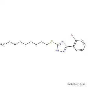Molecular Structure of 832150-84-2 (1H-1,2,4-Triazole, 3-(2-bromophenyl)-5-(nonylthio)-)
